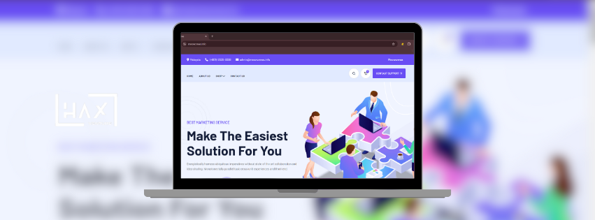 Marketing solutions agency website