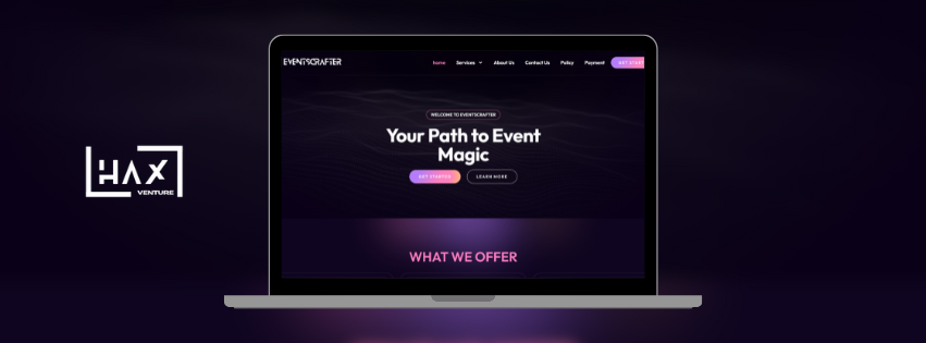 EventsCrafter event services website