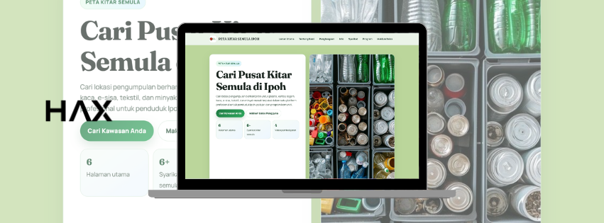 Peta Kitar Semula Ipoh recycling directory interface